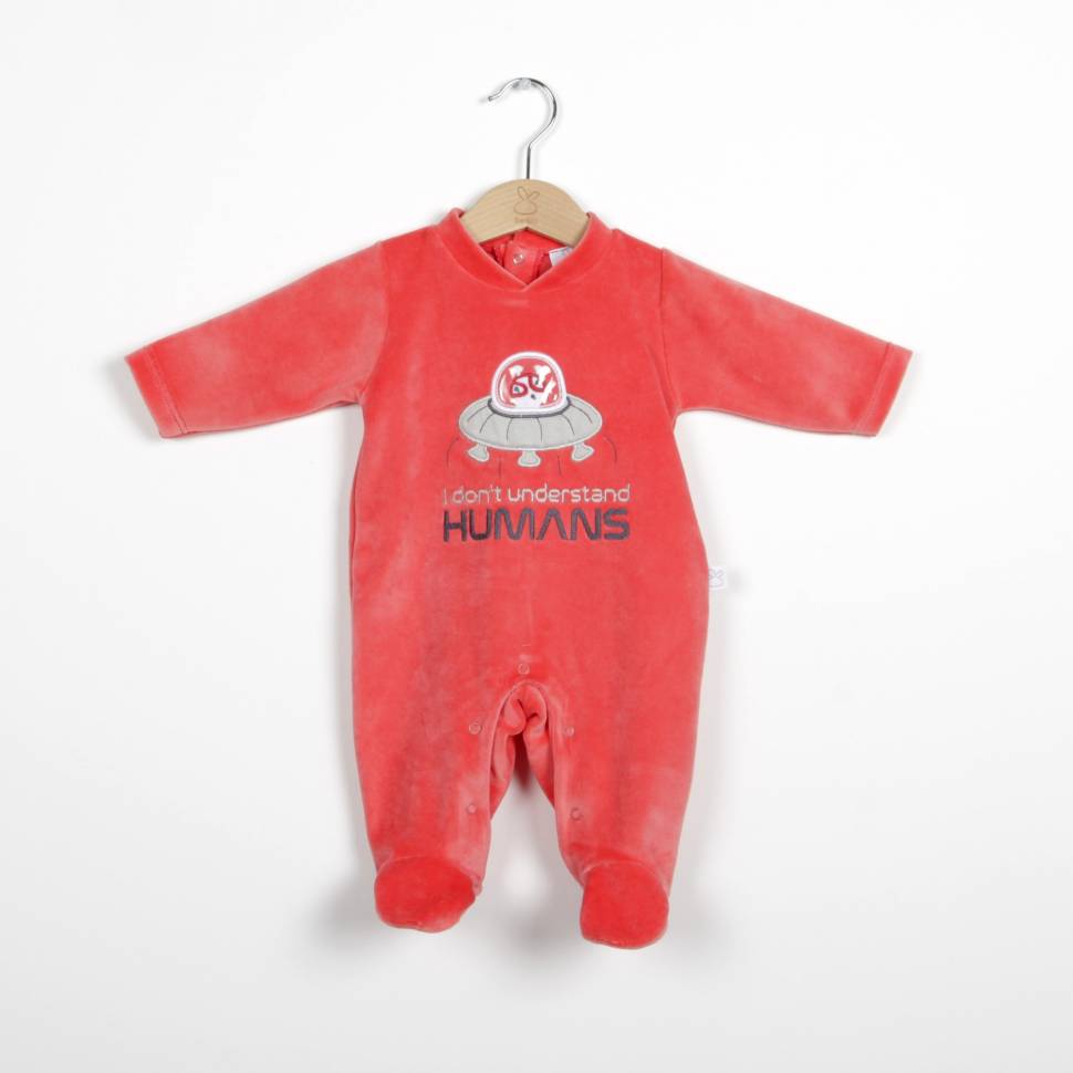 Pijama UFO rojo de beltin newborn