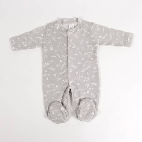Pijama de algodón JUSTIN gris