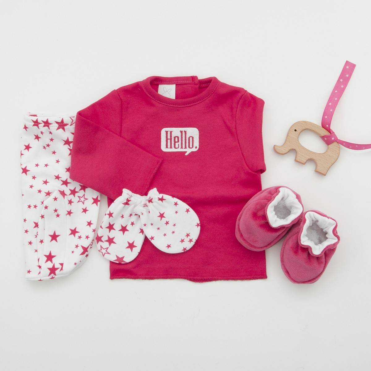 Pack de muselinas de algodón para bebé Beltin newborn Erizos rosa