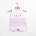 Pelele sin mangas para bebés MUSIC ROSA de beltin newborn
