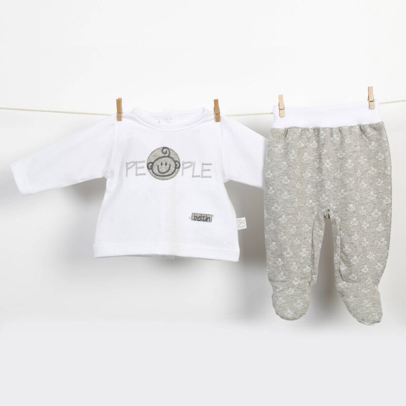 Conjunto PEOPLE gris