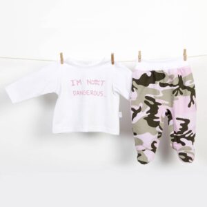 Conjunto bebé CHARLY rosa