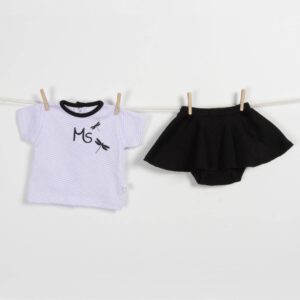 Conjunto falda ZIG-ZAG lila