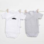 Pack 2 bodies ZIG-ZAG gris