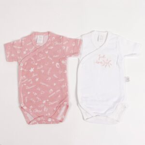 Pack 2 bodies JUSTIN rosa