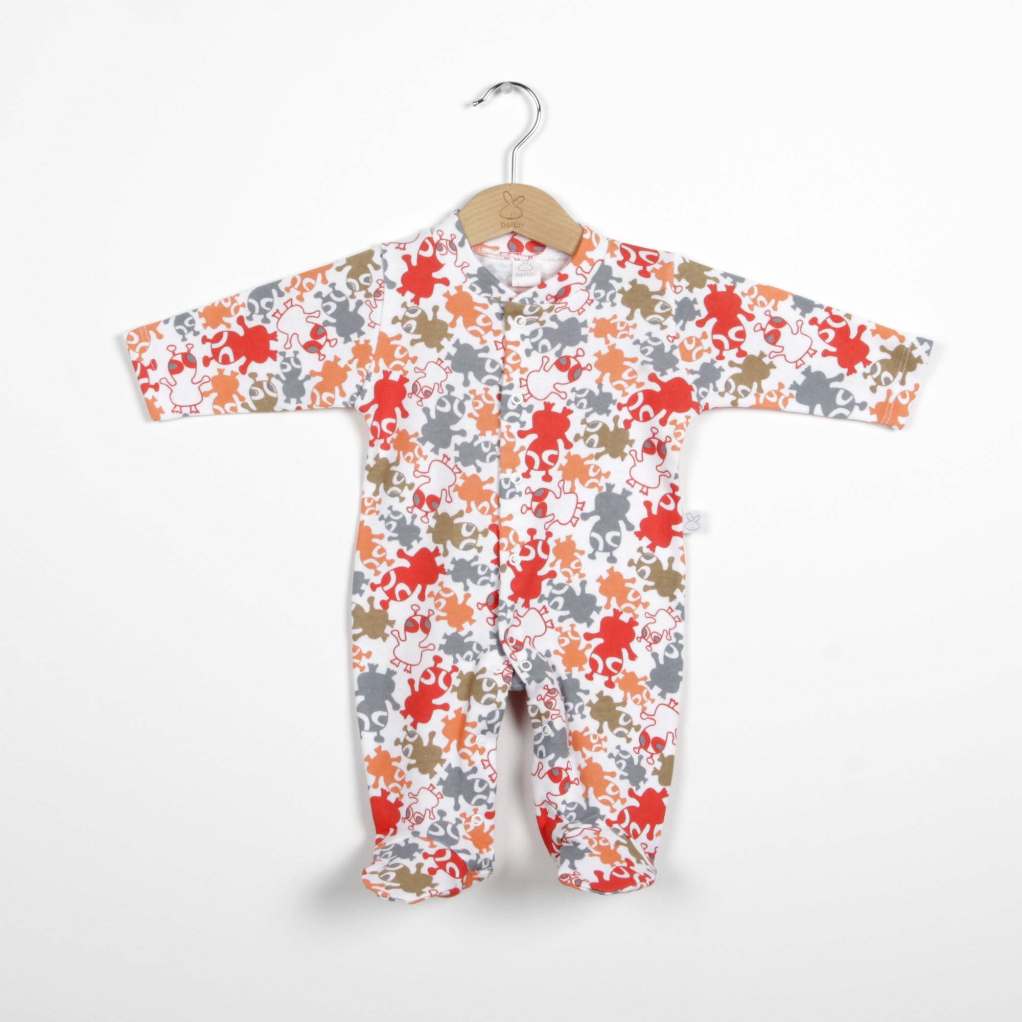 Pijama de algodón UFO rojo