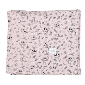 Muselina beltin newborn perezoso rosa2