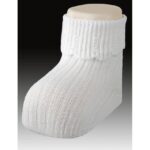 Calcetines Carlomagno blanco T. bebé