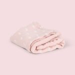 MUSELINA DEER ROSA PLEGADA