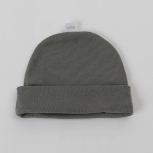 Gorro bebé liso ceniza de beltin newborn.