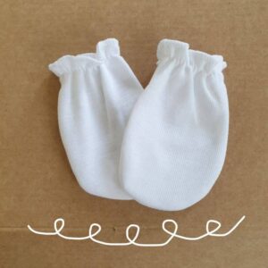 Manoplas para bebé recién nacidos BLANCAS