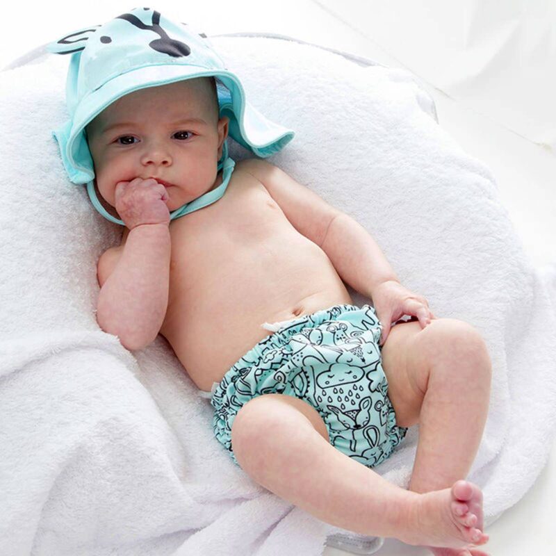 Bañador con gorro Beltin Tibet turquesa