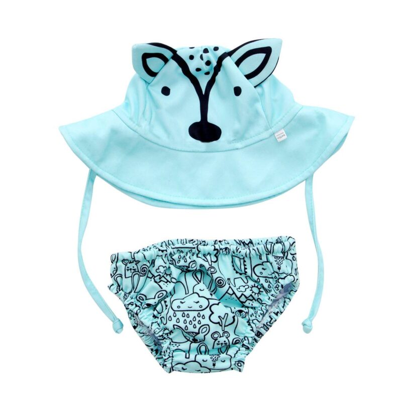 Bañador con gorro Beltin Tibet turquesa