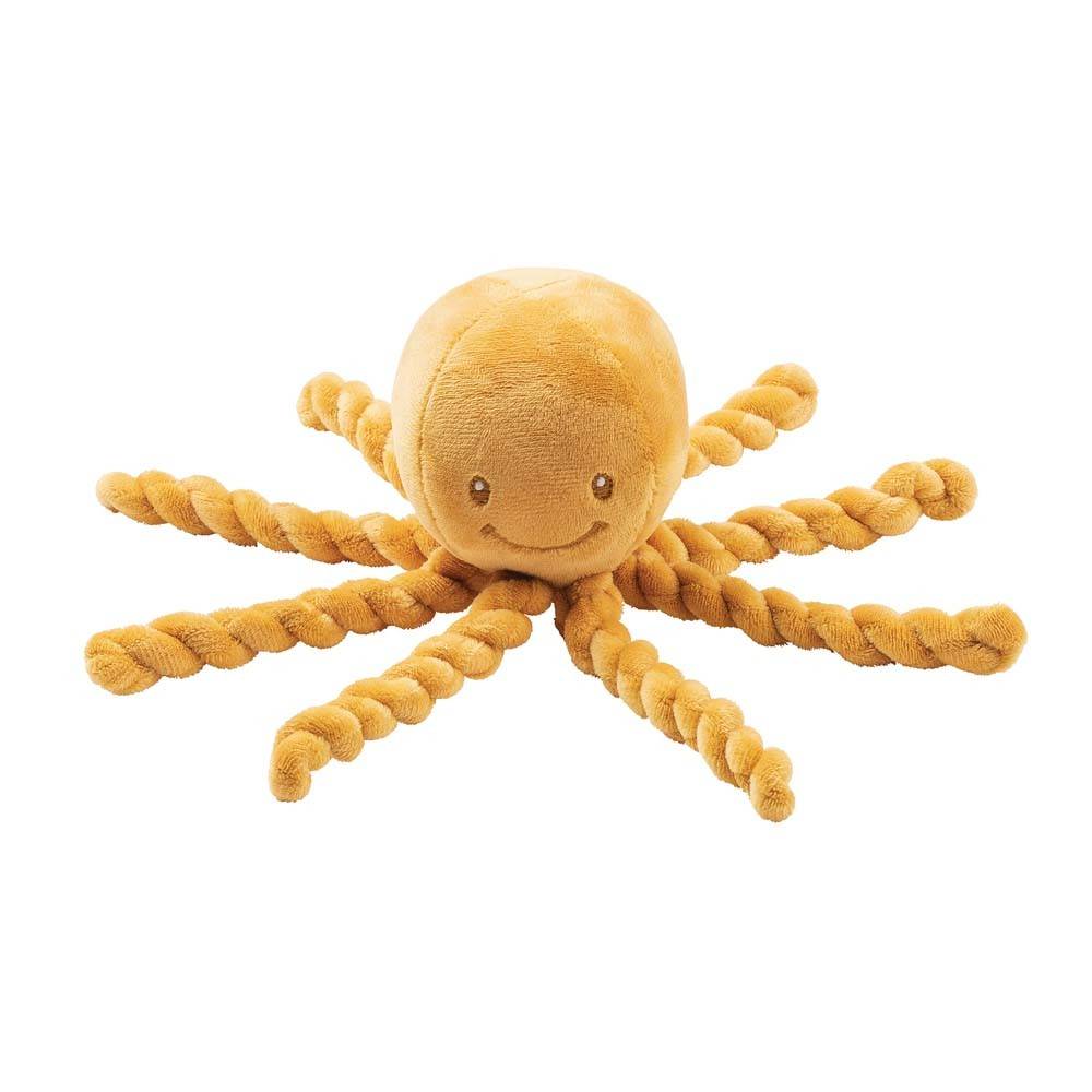 Peluche PULPO mostaza