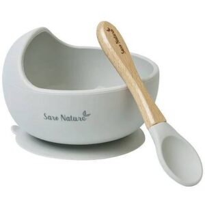 Set de Alimentación wave Saro Nature Gris
