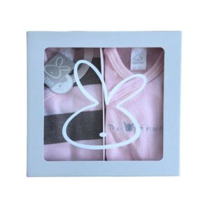 Packaging Set de 2 Bodies King Rosa de Beltin Newborn