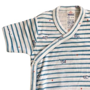 Body cruzado Peces Azul de Beltin Newborn