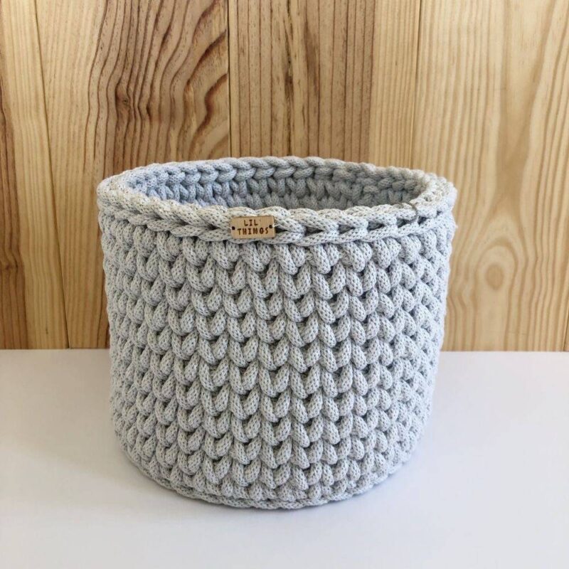 Cesta Lil'Things Mediana Azul.