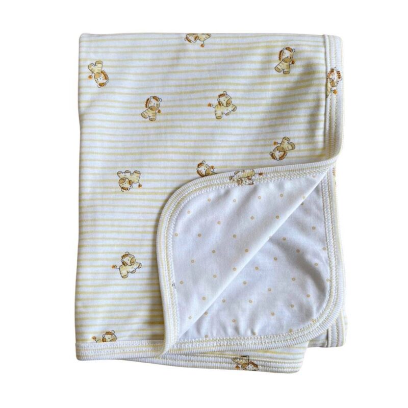 Arrullo Zebra Amarillo 100% algodón