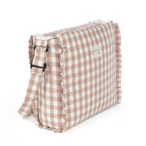 Bolso Canastilla Remy Rosa vista lateral