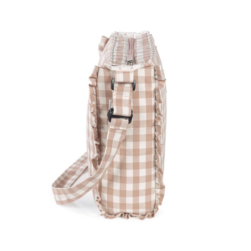 Bolso Canastilla Remy Rosa de perfil