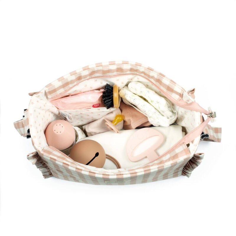 Bolso Canastilla Remy Rosa productos no incluidos.