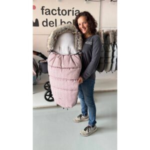 Saco Silla Footmuff Rose de Mast en Factoría del Bebé