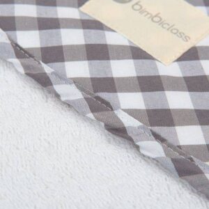 Capa de Baño Provenza capucha estampado Vichy