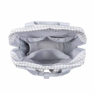 Mochila I love Vichy gris Walking Mum interior