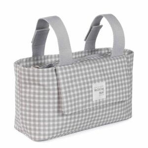Bolso Organizador I love Vichy Gris bolsillo exterior