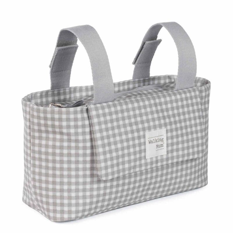 Bolso Organizador I love Vichy Gris bolsillo exterior