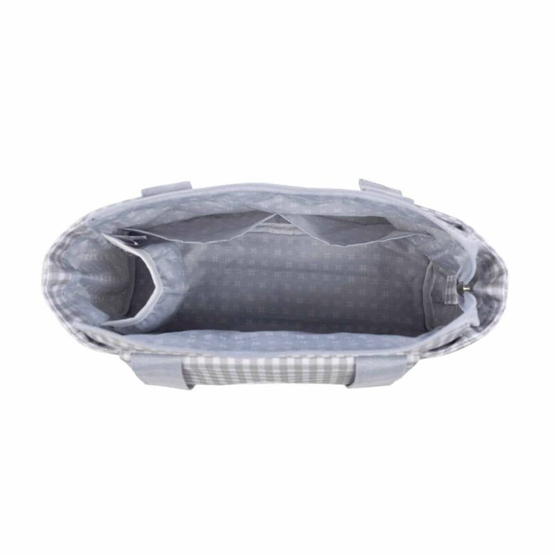 Bolso Organizador I love Vichy Gris bolsillo interior