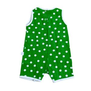 Pelele Topos Verde parte trasera