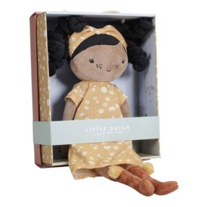 Packaging Muñeca Blandita Evi sentada