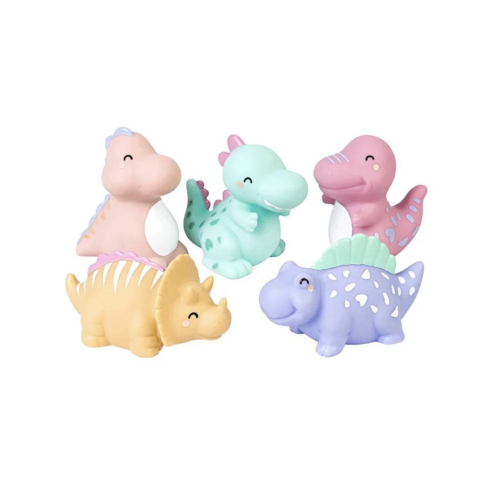 5 Juguetes De Baño Happy Dinos Saro